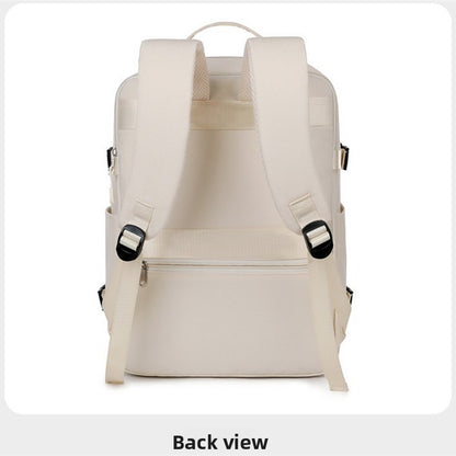 Waterproof Travel Backpack–Airline Carry-On Backpack with Dry & Wet Separation & 15-Inch Laptop Compartment