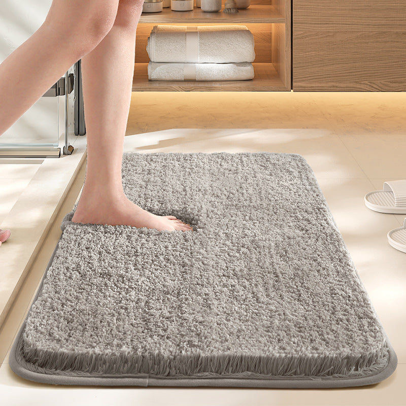 Luxury Velvet Bathroom Mat–Ultra Absorbent Non-Slip Bath Rug-Premium Quality For Bathrooms