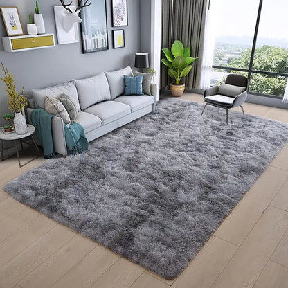 Plush Fuzzy Area Rug–Soft Non-Slip Carpet for Bedroom, Living Room & Modern Home Décor
