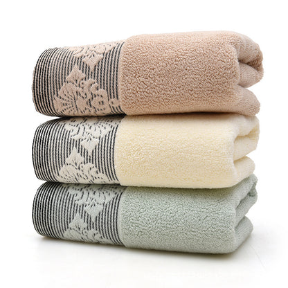 Couples Cotton Towel Set Bulk-Soft Absorbent Bathroom Towels-Matching Luxury Bath Towels Set