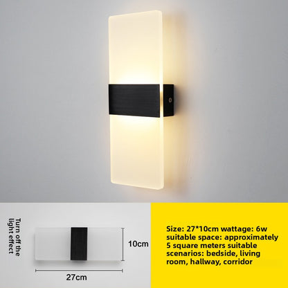 Modern Stylish LED Wall Light–3-Colour Dimmable Minimalist Wall Sconce