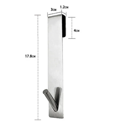 Suction Cup Bathroom Hook-No Drill Stainless Steel Wall Hook-Waterproof Towel & Robe Holder for Shower