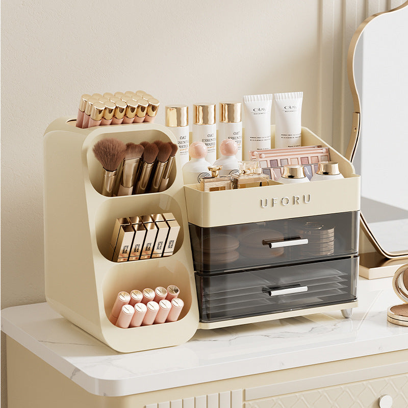 Luxury Makeup Organiser Box–Large Capacity Cosmetic Storage Case With Drawers