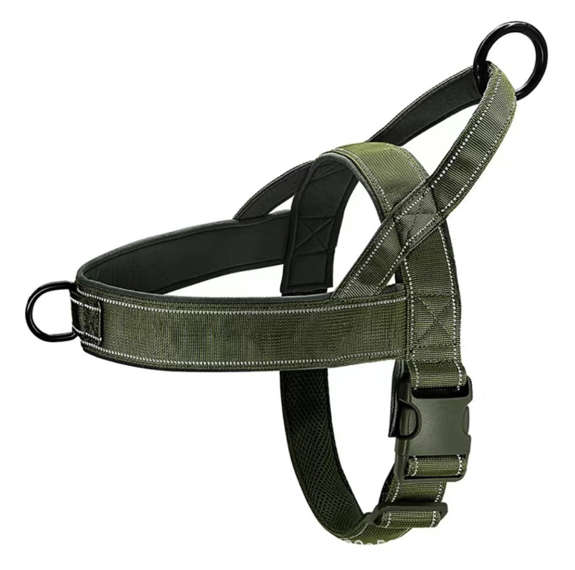 Military Tactical Dog Harness–Heavy-Duty Adjustable No-Pull Pet Vest