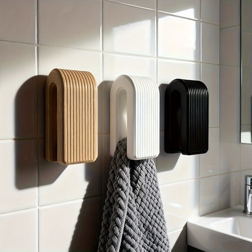 Gravity Towel Holder Hook–No-Drill Self-Adhesive Bathroom Towel Clip