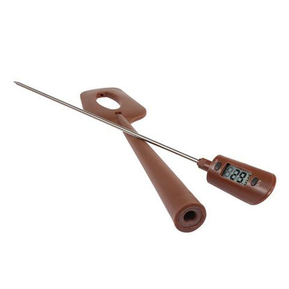 Silicone Spatula Thermometer–Digital Kitchen Scraper with LCD Display, Heat Resistant Baking Tool (-50°C to 300°C)