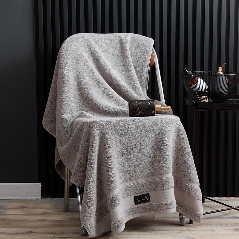 Oversized Cotton Bath Towel 80x160cm-Luxury Hotel Quality Soft Absorbent Towel-Large Quick Dry Bathroom & Beach Towel