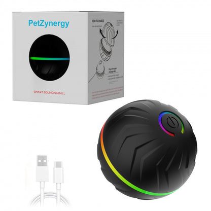 Smart Interactive Bouncing Dog Ball–Durable Rubber Automatic Bounce Toy For Dogs