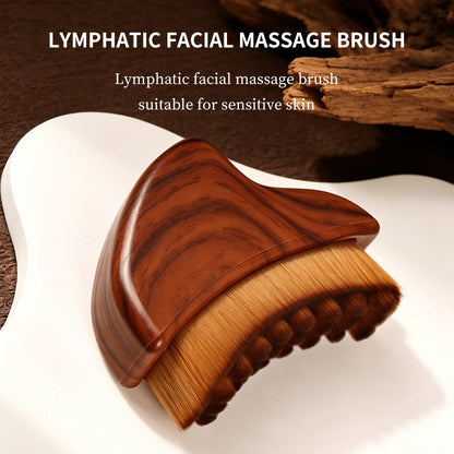 Lymphatic Facial Massage Brush–Dual-Action Face & Neck Sculpting Brush