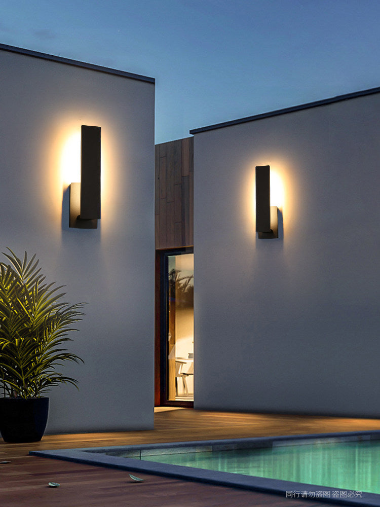 Modern Aluminum Outdoor LED Wall Light – IP54 Waterproof Exterior Lamp
