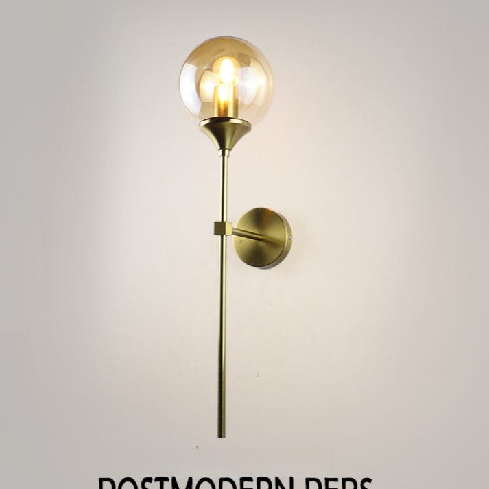 Nordic Glass Wall Light - Modern Balloon LED Bedside & Hallway Wall Lamp