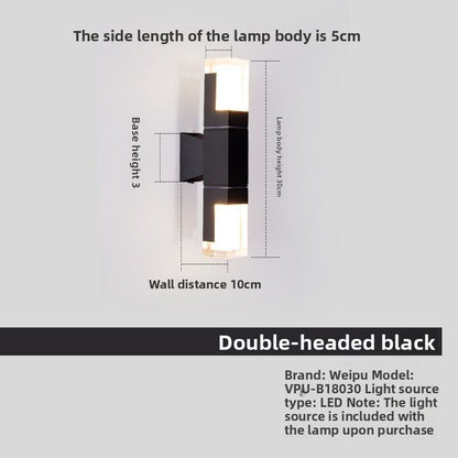 IP65 LED Wall Light - Waterproof Indoor & Outdoor Up Down Wall Lamp