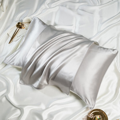 Silk Pillowcase Set (2 Pack) 48x74cm-Luxury Smooth Satin Pillow Covers-Hair & Skin Friendly Cooling Pillowcases