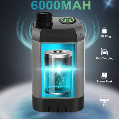 Portable Rechargeable Camping Shower–High-Pressure Outdoor Shower With Digital Temperature Display