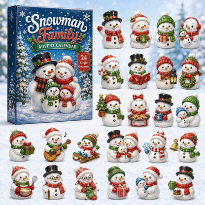Christmas Acrylic Decorations Blind Box - 3mm Festive Santa, Gnome & Snowman Collectible Ornaments