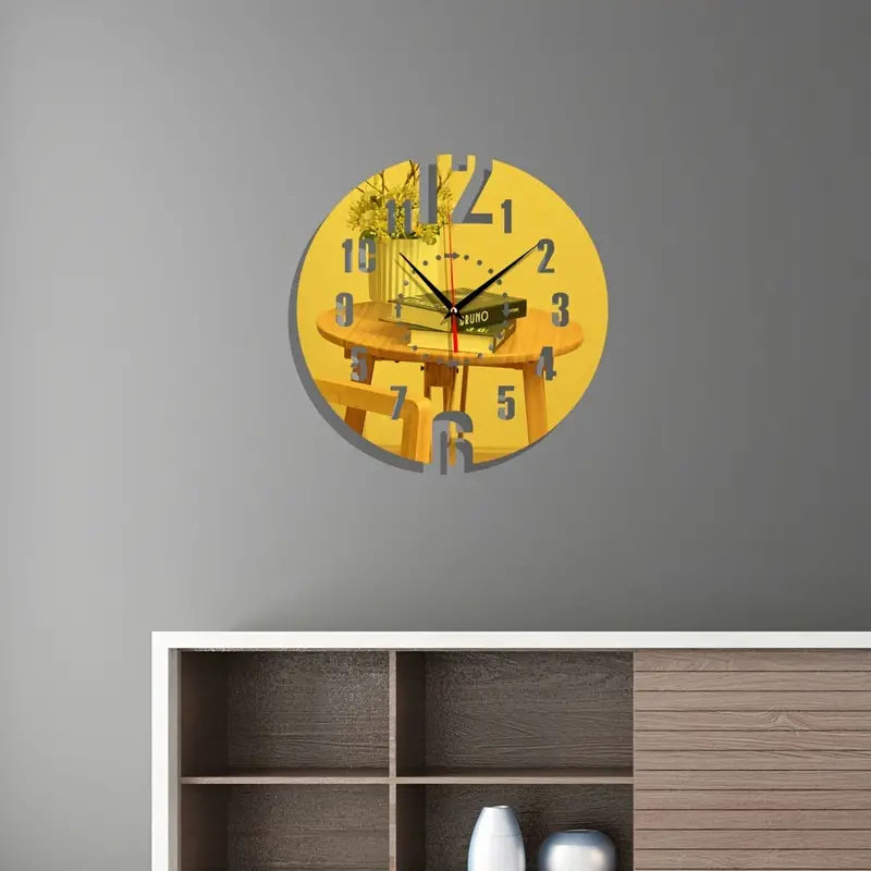 Creative Acrylic DIY Wall Clock–Modern Silent Frameless Wall Décor