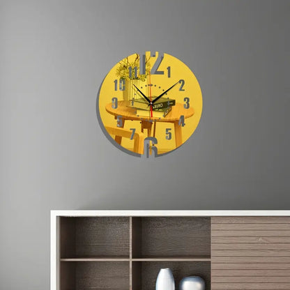 Creative Acrylic DIY Wall Clock–Modern Silent Frameless Wall Décor