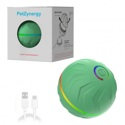 Smart Interactive Bouncing Dog Ball–Durable Rubber Automatic Bounce Toy For Dogs