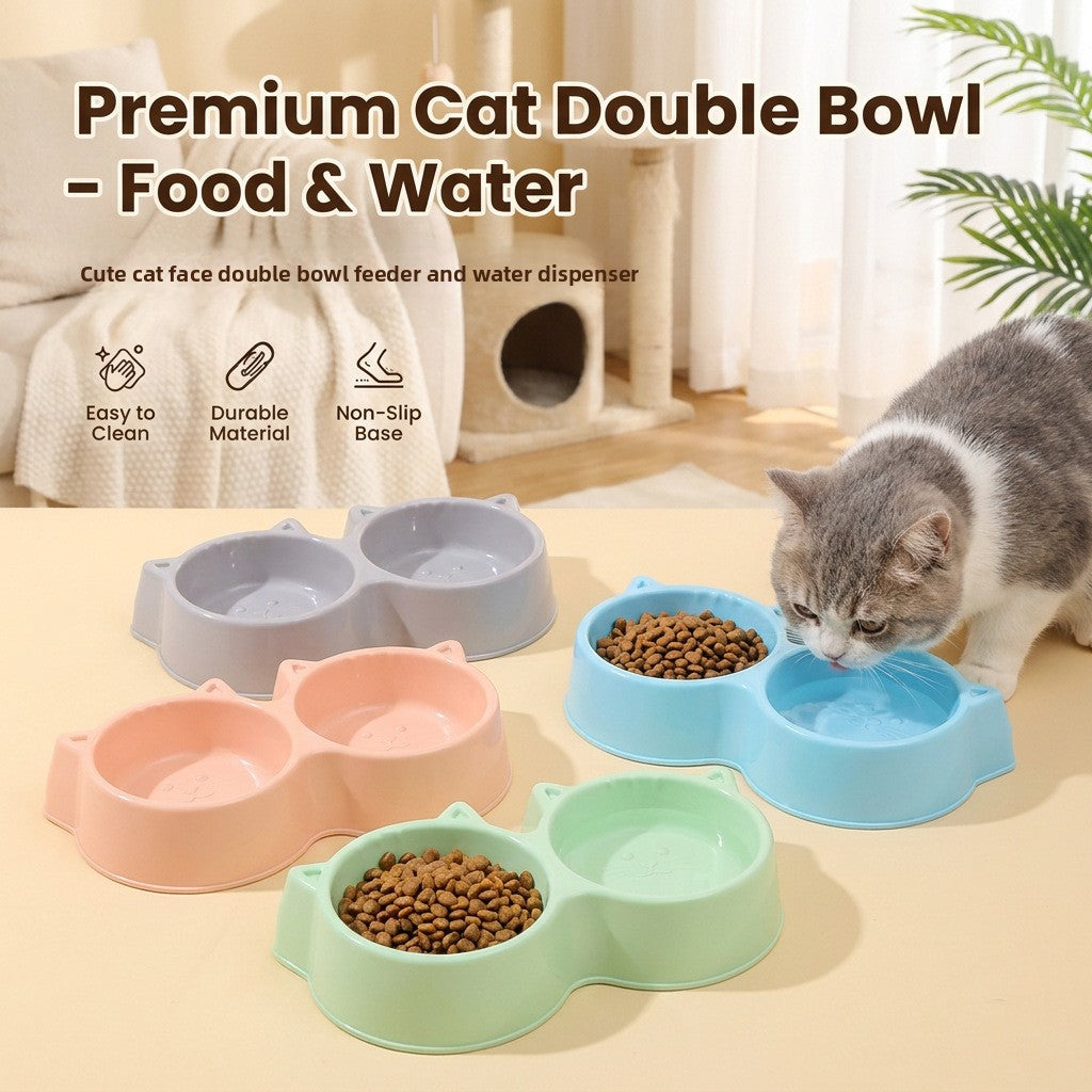 Cute Slow Feeder Pet Bowl–Anti-Spill Food & Water Bowl For Dogs & Cats