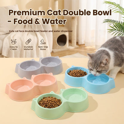 Cute Slow Feeder Pet Bowl–Anti-Spill Food & Water Bowl For Dogs & Cats