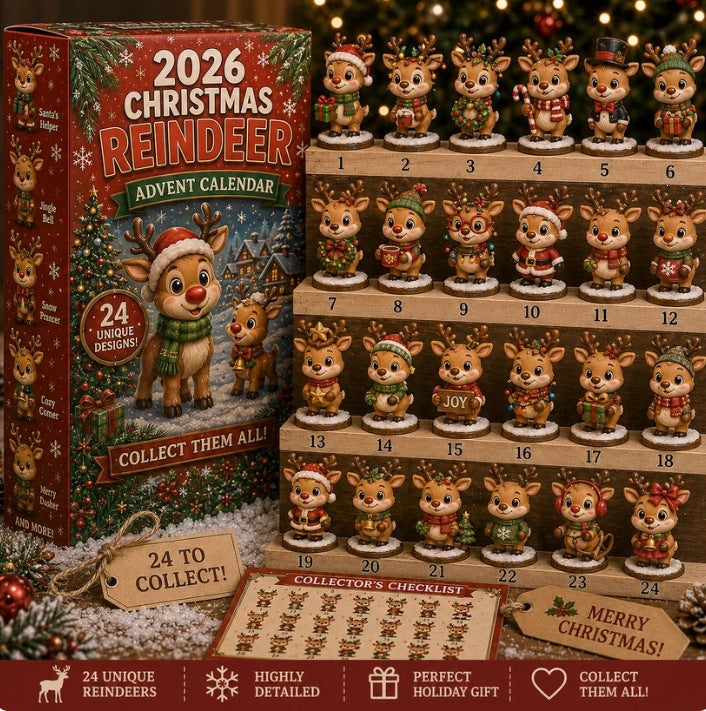 Christmas Acrylic Decorations Blind Box - 3mm Festive Santa, Gnome & Snowman Collectible Ornaments