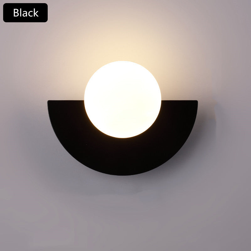 Modern Coloured Glass Wall Lamp-Artistic LED Wall Light for Living Room, Bedroom & Home Décor