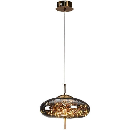 Nordic Glass Pendant Light–Modern Starry Sky LED Hanging Ceiling Light