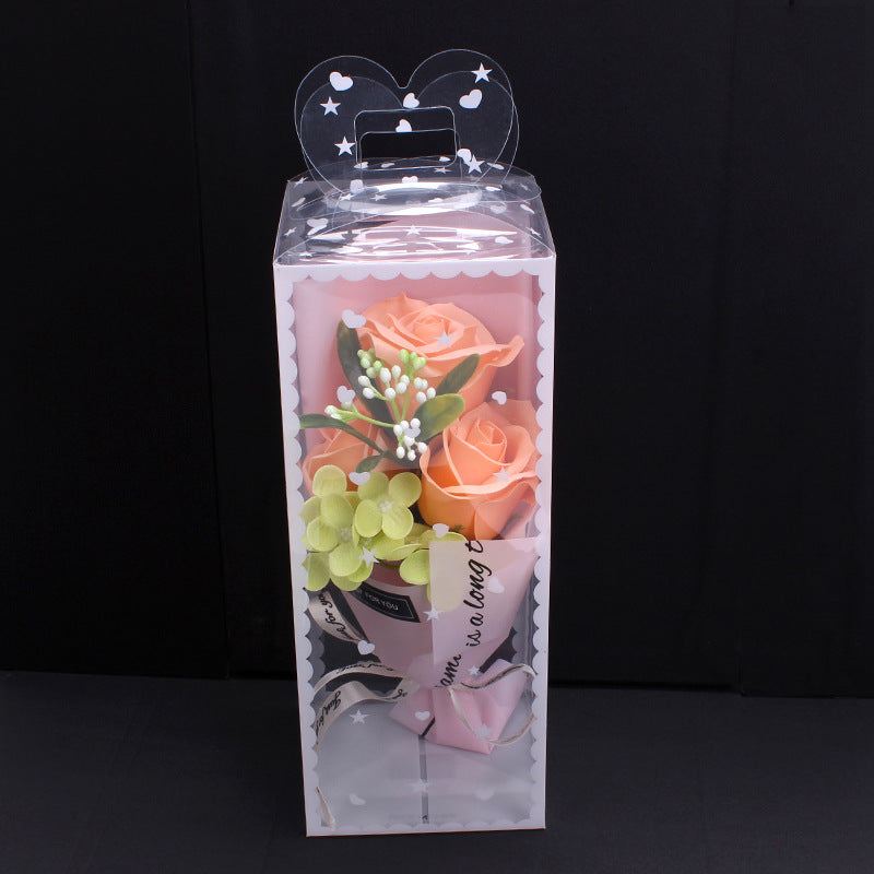 Luxury Soap Flower Bouquet Gift Box–Everlasting Rose Arrangement for Special Occasions