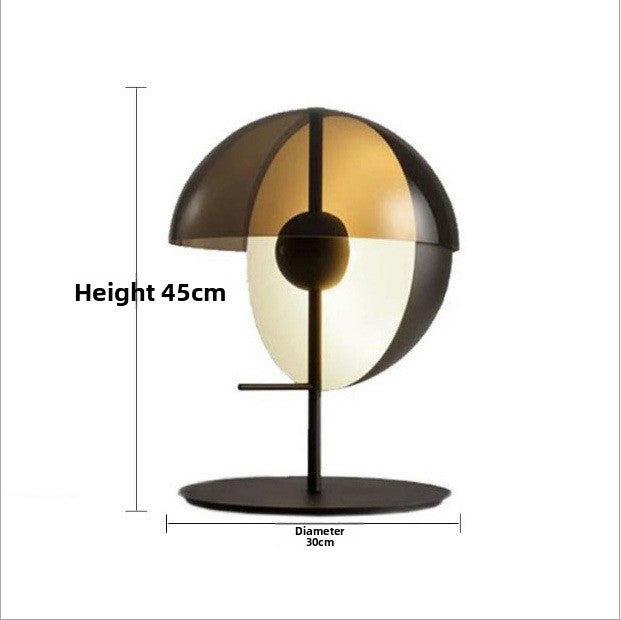 Modern Glass Table Lamp - American Style Bedside Designer Lamp