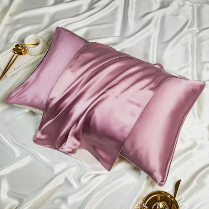 Silk Pillowcase Set (2 Pack) 48x74cm-Luxury Smooth Satin Pillow Covers-Hair & Skin Friendly Cooling Pillowcases