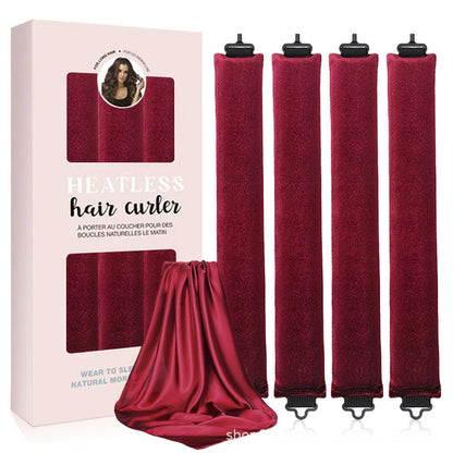 Heatless Curling Rod Set–Overnight Hair Curling Kit For Soft Natural Waves