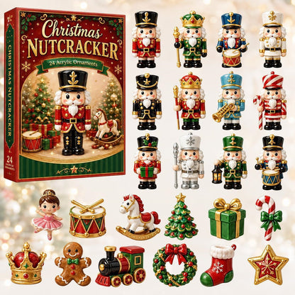 Christmas Acrylic Decorations Blind Box - 3mm Festive Santa, Gnome & Snowman Collectible Ornaments