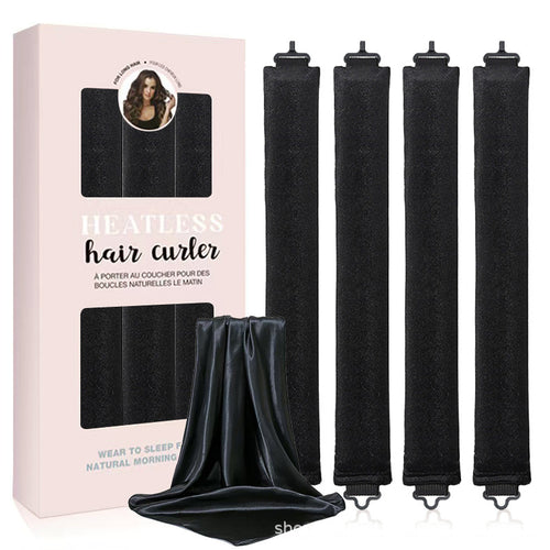Heatless Curling Rod Set–Overnight Hair Curling Kit For Soft Natural Waves