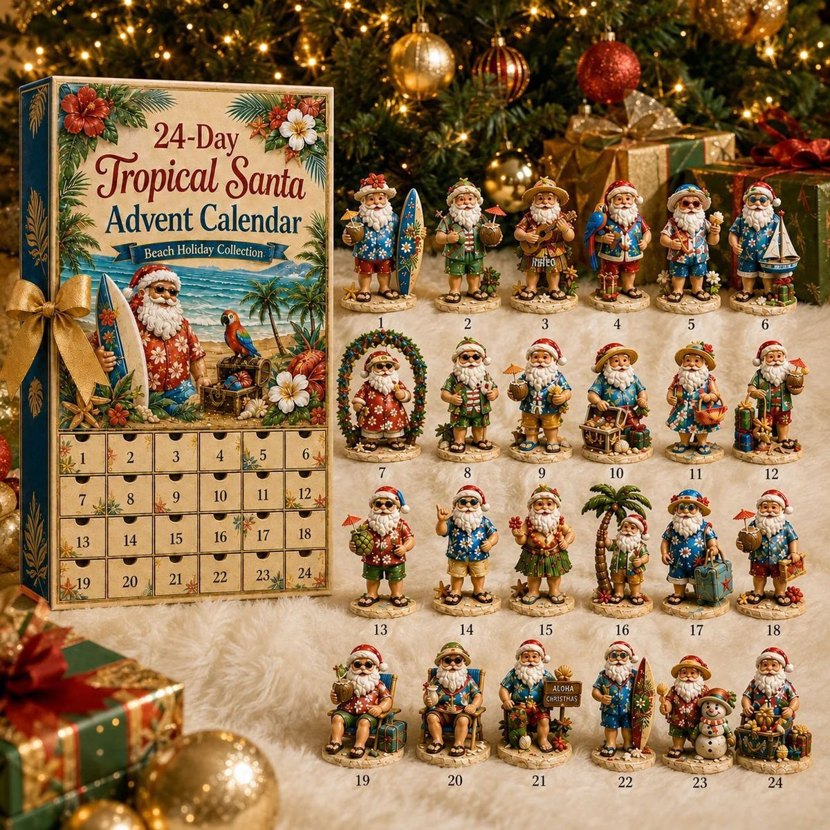 Christmas Acrylic Decorations Blind Box - 3mm Festive Santa, Gnome & Snowman Collectible Ornaments