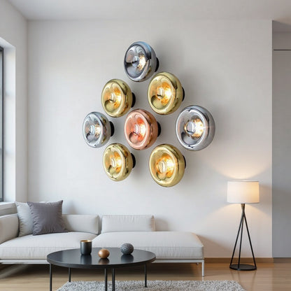Modern Glass LED Wall Light - Luxury Bedside & Living Room Wall Sconce