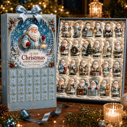 Christmas Acrylic Decorations Blind Box - 3mm Festive Santa, Gnome & Snowman Collectible Ornaments
