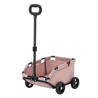 Foldable Pet Stroller - Lightweight Dog & Cat Pram with Breathable Mesh