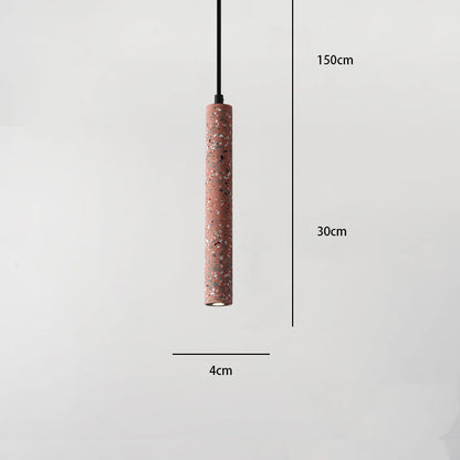 Nordic Terrazzo Pendant Light - Modern Cement & Marble LED Hanging Lamp