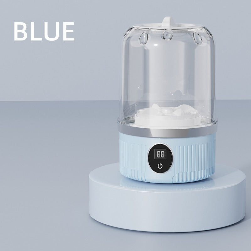 Portable Mini Washing Machine-Wireless Automatic Laundry Washer for Underwear & Socks-Compact Travel Washer for Delicates