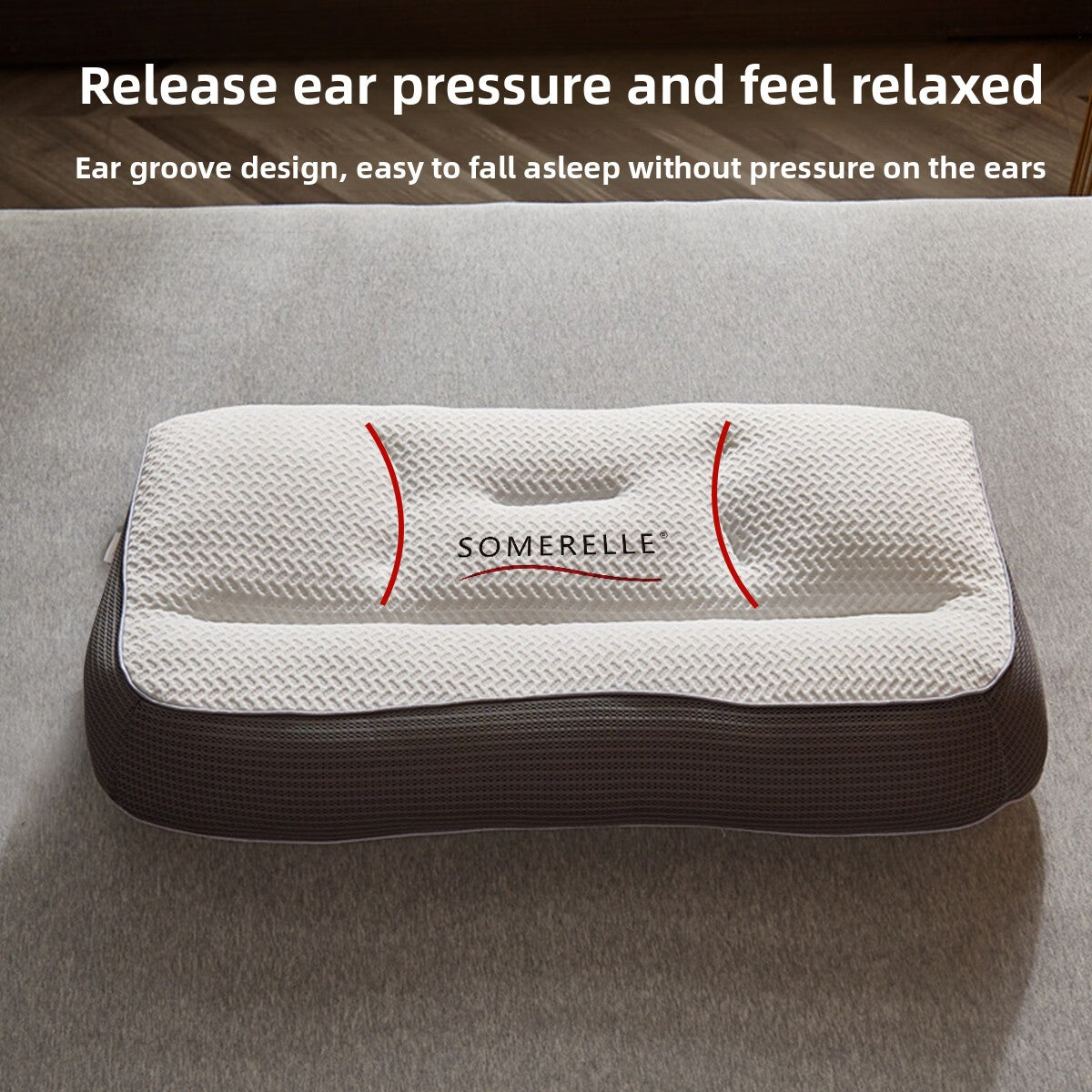 Ergonomic Cervical Support Pillow–Orthopedic Neck Pillow for Better Sleep & Spinal Alignment