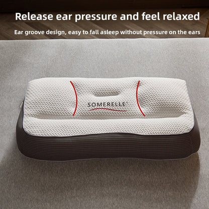 Ergonomic Cervical Support Pillow–Orthopedic Neck Pillow for Better Sleep & Spinal Alignment