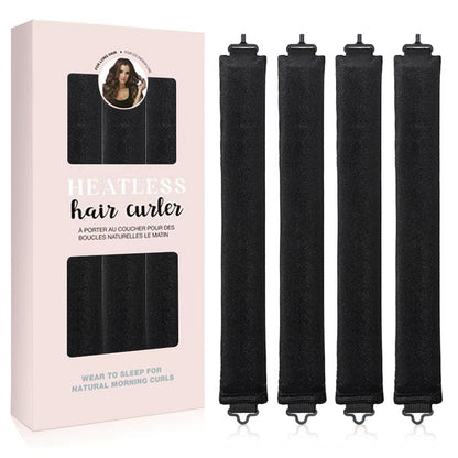 Heatless Curling Rod Set–Overnight Hair Curling Kit For Soft Natural Waves