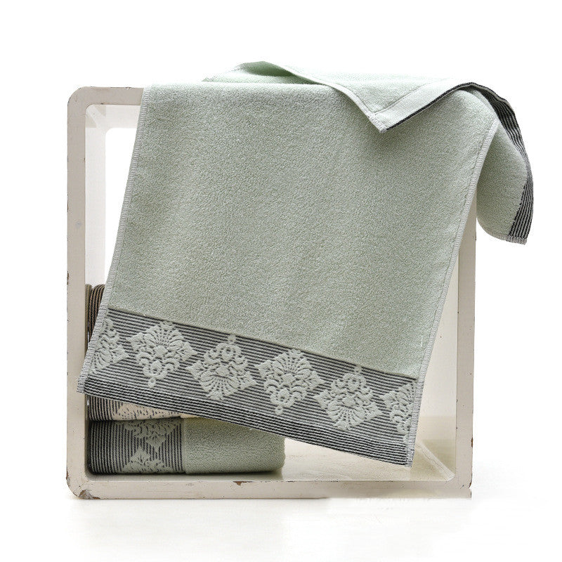 Couples Cotton Towel Set Bulk-Soft Absorbent Bathroom Towels-Matching Luxury Bath Towels Set