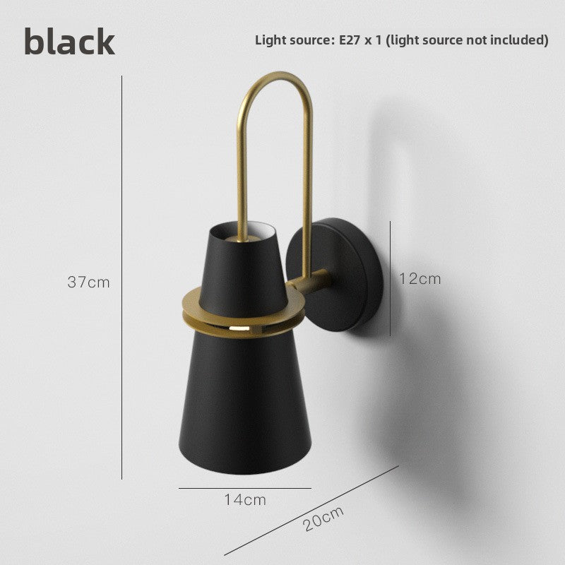 Nordic LED Wall Light - Modern Touch Control Bedside & Hallway Wall Lamp