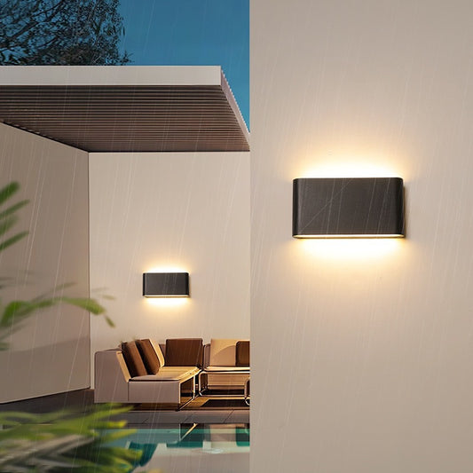 IP65 Ultra-Thin LED Wall Light - Modern Waterproof Indoor & Outdoor Wall Lamp