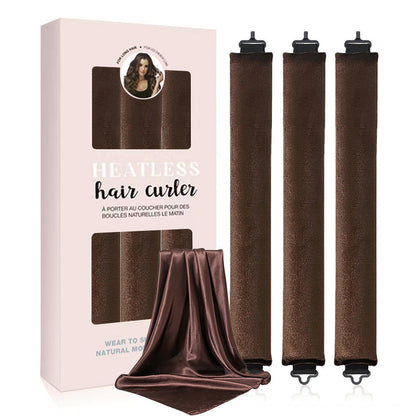 Heatless Curling Rod Set–Overnight Hair Curling Kit For Soft Natural Waves
