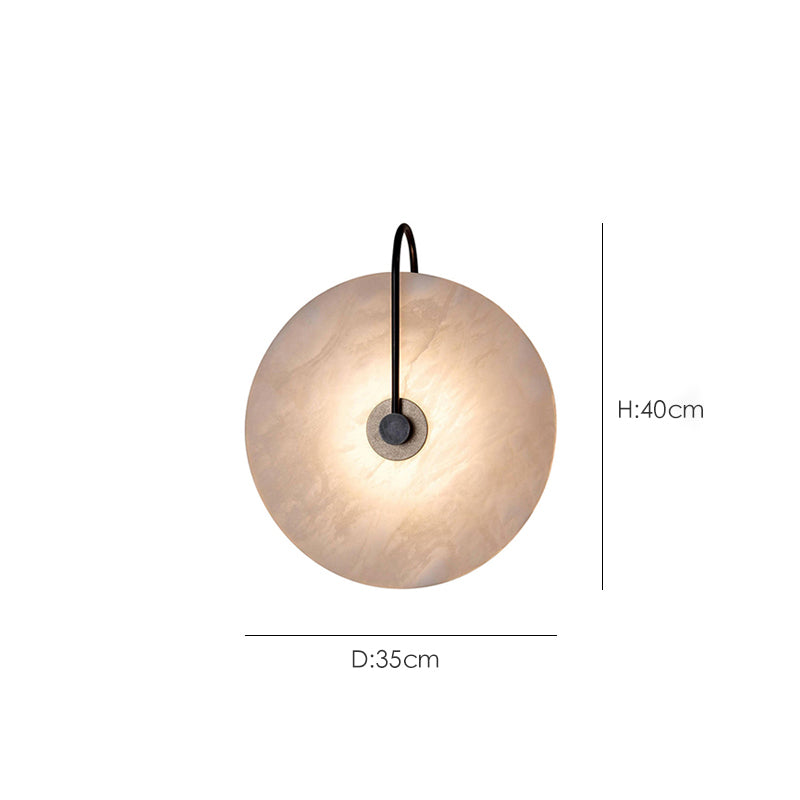 Nordic Marble LED Wall Light – Modern Luxury Wall Sconce