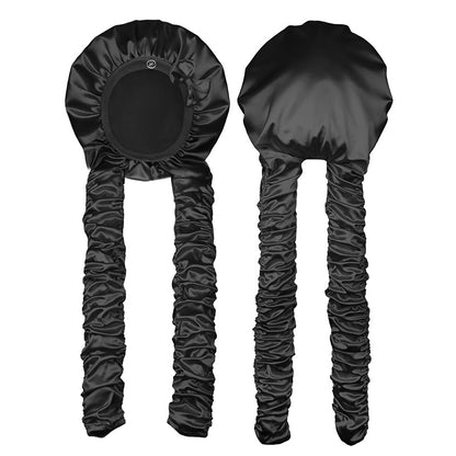 Luxury Satin Sleep Bonnet & Shower Cap–Silk Feel Hair Bonnet For Curly, Wavy & Natural Hair