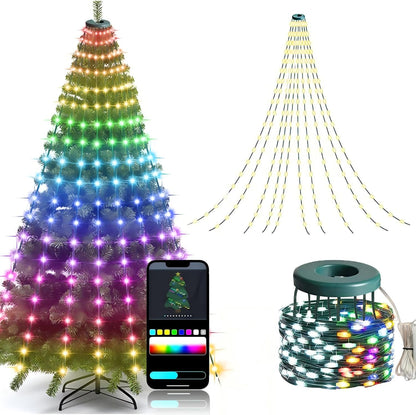 Smart LED Christmas String Lights - App & Remote Controlled Colour Changing Fairy Lights
