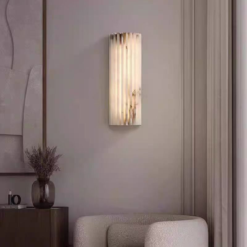 Luxury Spanish Marble Gear Wall Light–Modern LED Sleek Design